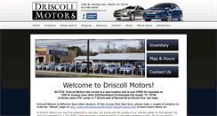 Desktop Screenshot of driscollmotors.net