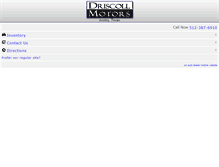 Tablet Screenshot of driscollmotors.net